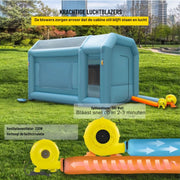 Opblaasbare spuitcabine - incl. lucht filtersysteem - Verfspuit tent – 4x2,5x2,5 m - Airbrush - Spray booth - Opvouwbaar