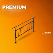 Trapleuning 172cm - Balustrade voor 1-4 tredens - Houders - Leuningen voor Trappen - Staal - Met trapleuninghouders