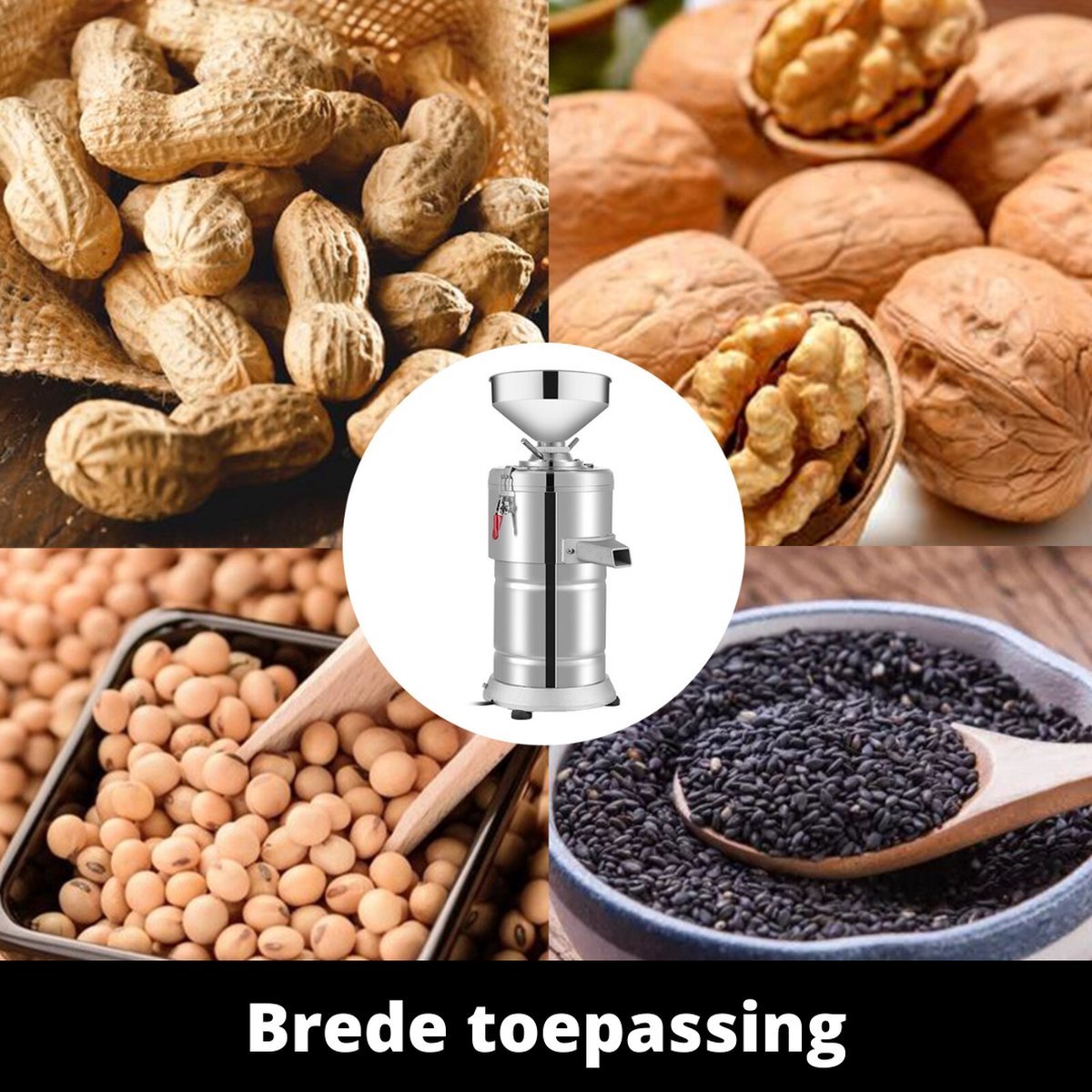 Happyment Pindakaas Machine - Pindakaasmaker - Notenpasta Maken - 1100W