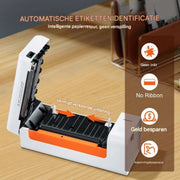 Happyment Thermische Labelprinter - Verzendlabels - Usb - 60 Labels p/m - 203DPI -Wit