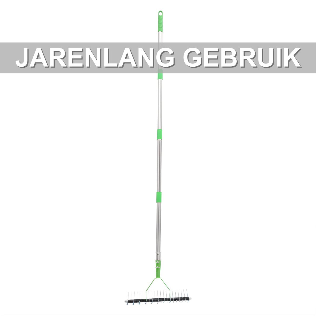 Hark - Multihark - Bladharken - Tuinhark – Voor Tuin & Grondonderhoud – Groen