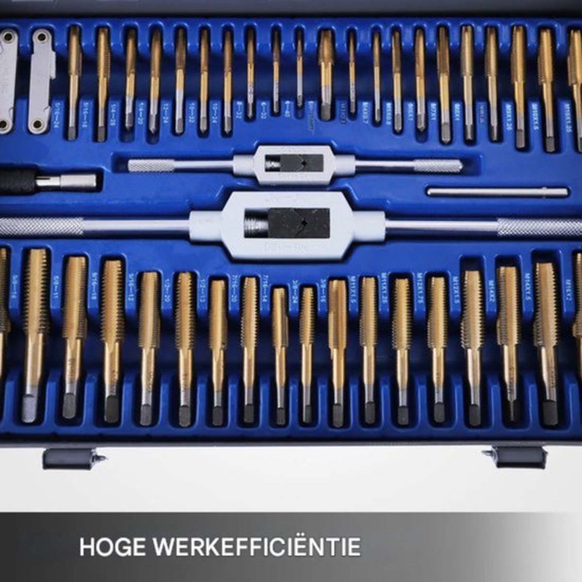 Tappen Set - Blauw - 86 Stuks - Inclusief Tappendoos