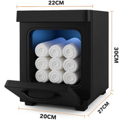 Handdoek warmer - Towel verwarmer - Heater - Voor Salons, Spa’s en Thuisgebruik - met Ozonfunctie - Zwart
