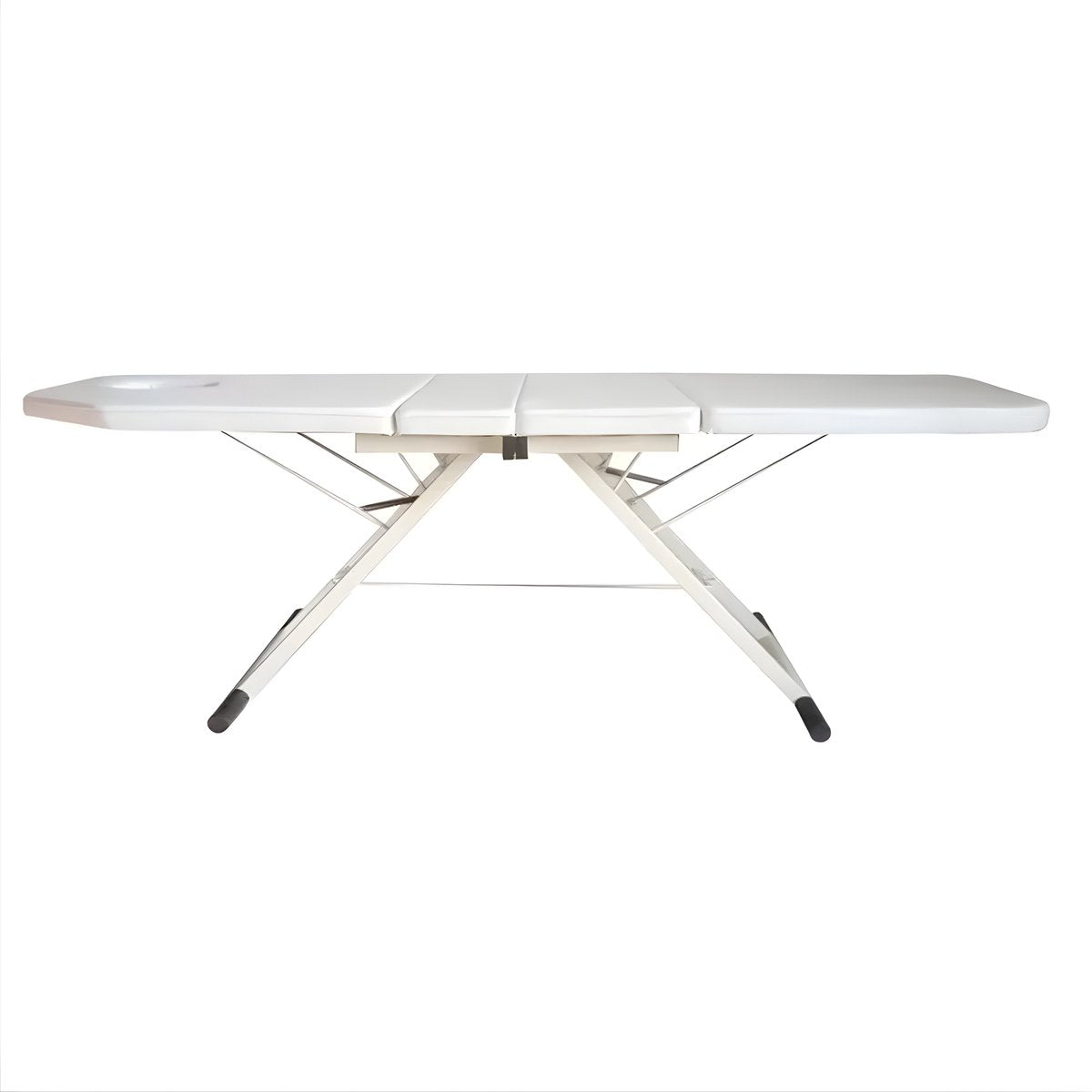 Massagetafel - Behandelbank – Voor schoonheidssalons en spa’s – Geschikt voor massage en tattoo - Wit