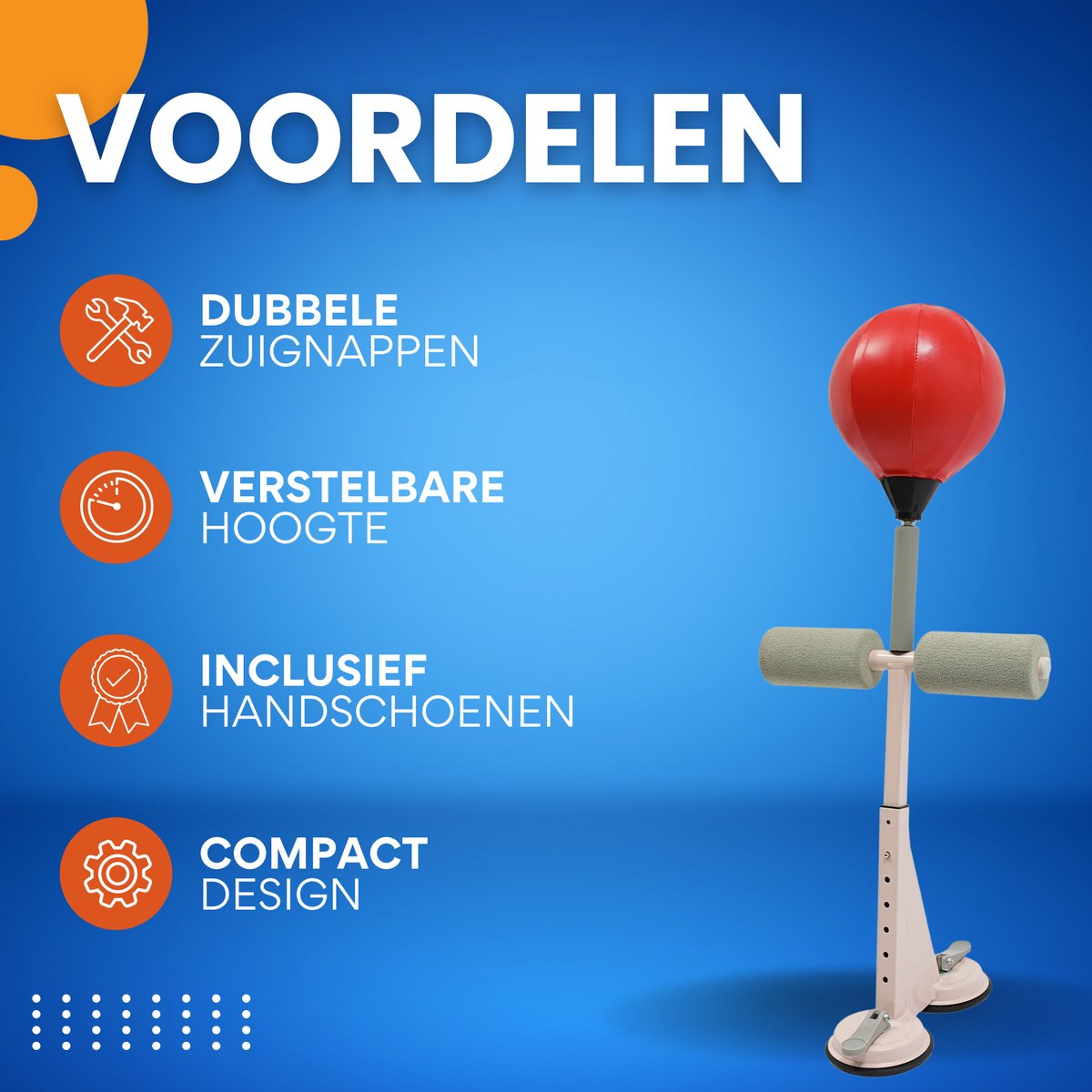 Staande boksbal - Voor kinderen - Bokszak - Bokspaal standaard