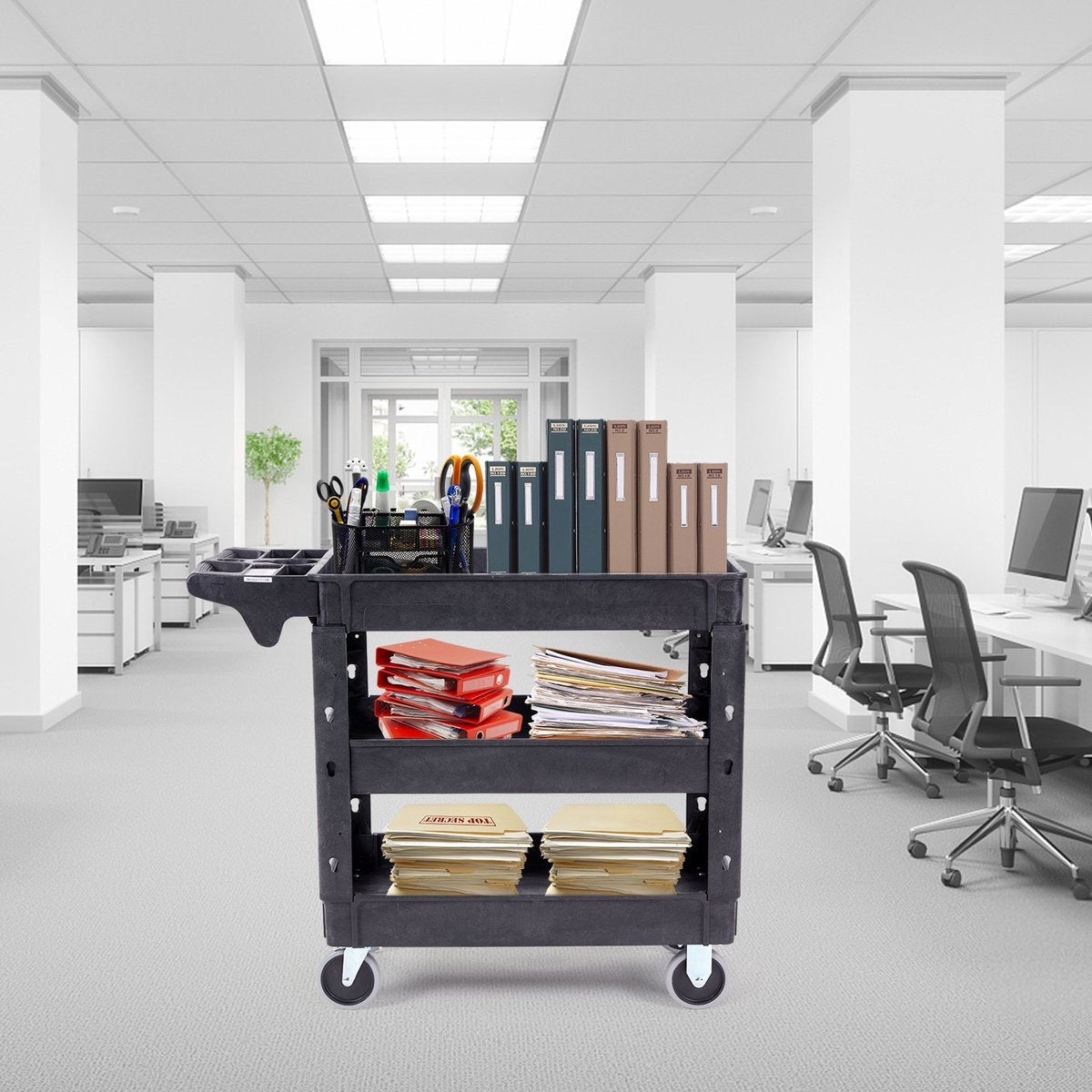 Serveerwagen - Afruimwagen - Trolley - Serveerkar - 103x43,5x85,7 cm