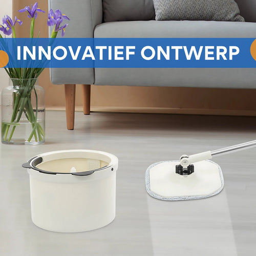3-in-1 Dweil - Voor Tapijt & Vloerreiniging Thuis - Lang Borstelontwerp - voor Grondige Schoonmaak