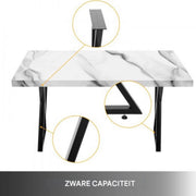 Tafelpoten - Set van 2 - Metaal zwart - X poot - Meubelpoten - Langwerpig - Tafelonderstel - Tafelframe - 71cm