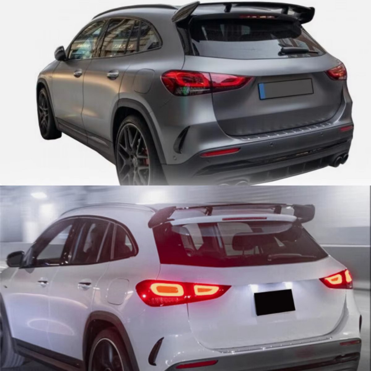 Achterspoiler - Voor Mercedes GLA H247 GLA35 GLA45 (zie titel) - Auto accessoires - Kofferspoiler - Achterklepspoiler - Geschilderd