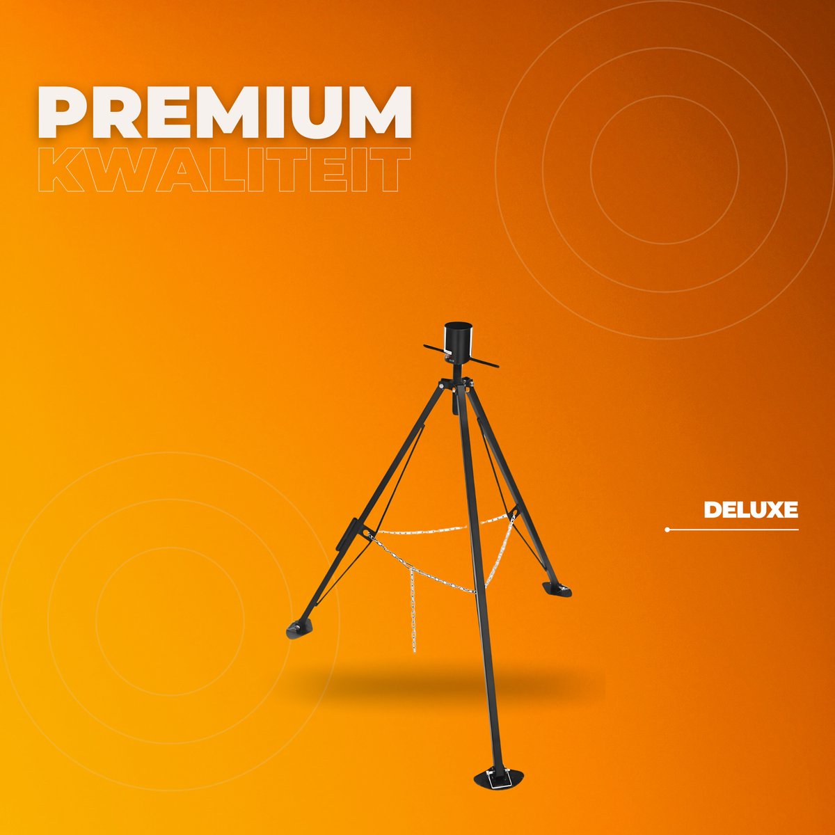 Camper stabilisatie steun - Stabilisator Krik - 880-1450 mm - 2,3 Ton - Campersteunen - Opvouwbaar Statief - Voor Caravan & Trailer