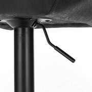Bolt Edge Barkruk Comfy - Zwart - Kunstleer - Ergonomisch - Verstelbaar - Zithoogte 60-82cm