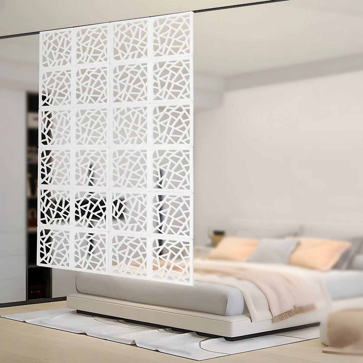 24 stuks - Moderne kamerverdeler - Kamerscherm - Scheidingswand - Privacyscherm - Voor woonkamer, slaapkamer en kantoor - Decoratie -