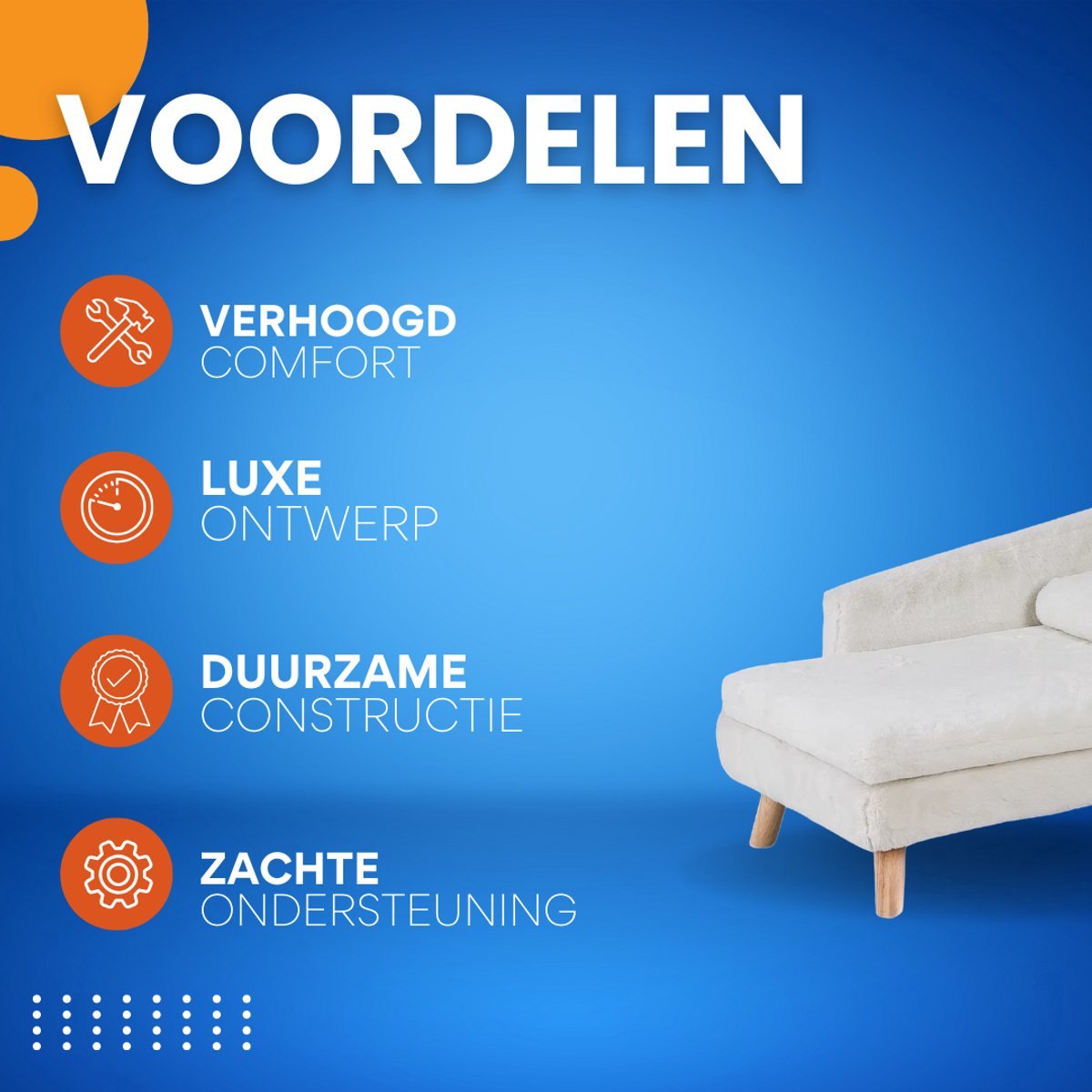 Kattenmand Cevila - Luxe - Op poten - Kattenbed - Hondenmand - Hondenbank - Hondensofa - Hondenzetel - 80cm