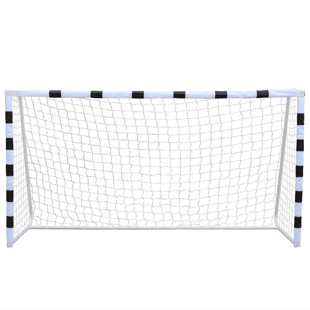 Opvouwbaar Voetbaldoel - Voetbalgoal - Voor Kinderen - Buitenspeelgoed - 305 X 201 cm - Zwart
