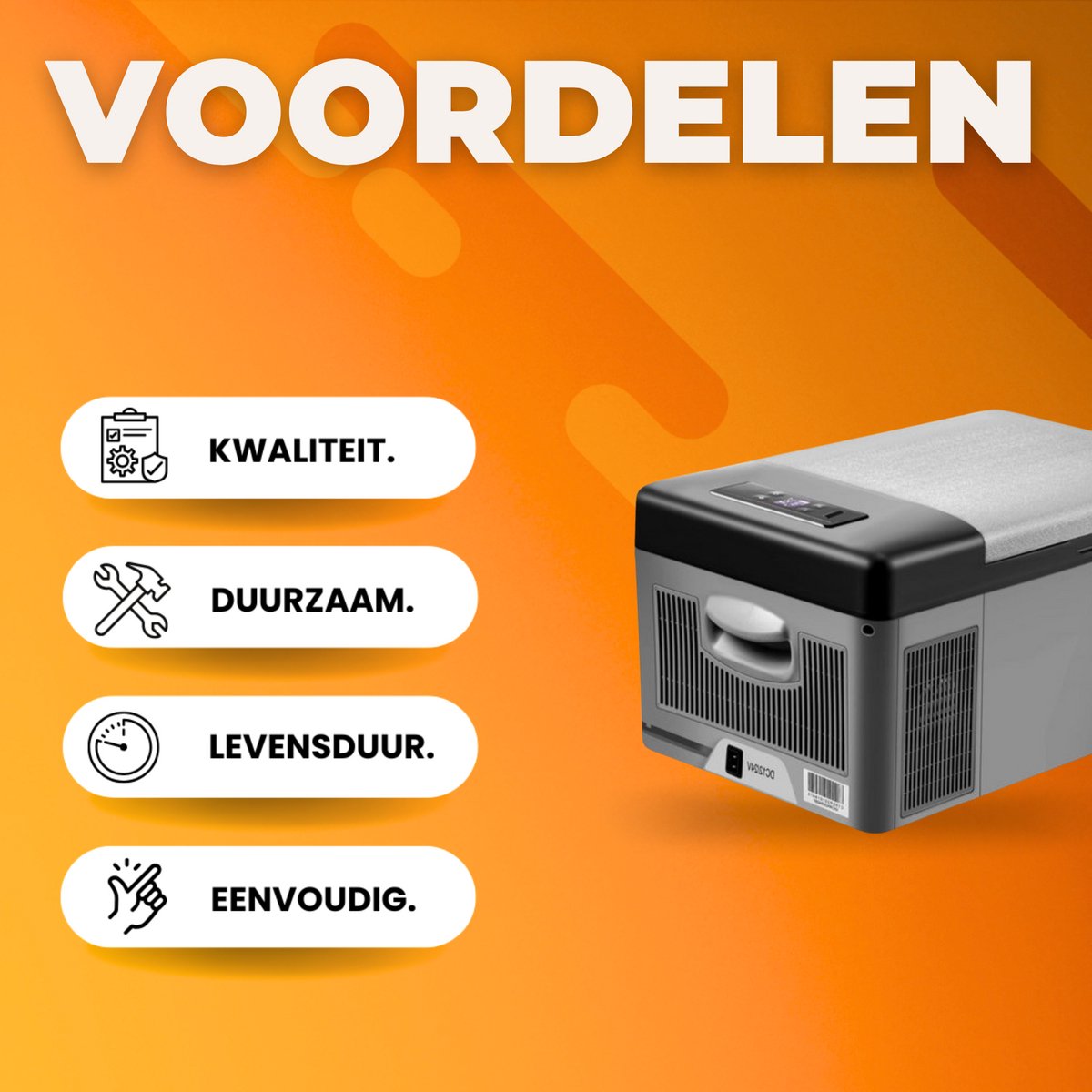 Koelbox PRO - 15L - Koelkast - Elektrische Draagbare Auto Koelbox - Frigo Vriezer - Camping