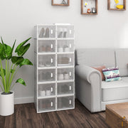 Bolt Edge Schoenenbox - Transparant - 12 stuks - Sneakerbox - Opbergsysteem