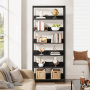 Staande Boekenkast met 5 Lagen - Voor Woonkamer, kantoor of slaapkamer - Boekenplank - Opbergrek - Zwart
