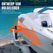 Trailerpaal - L-vormig Cranksteun - Verstelbaar voor Boottrailers & Vissersboten