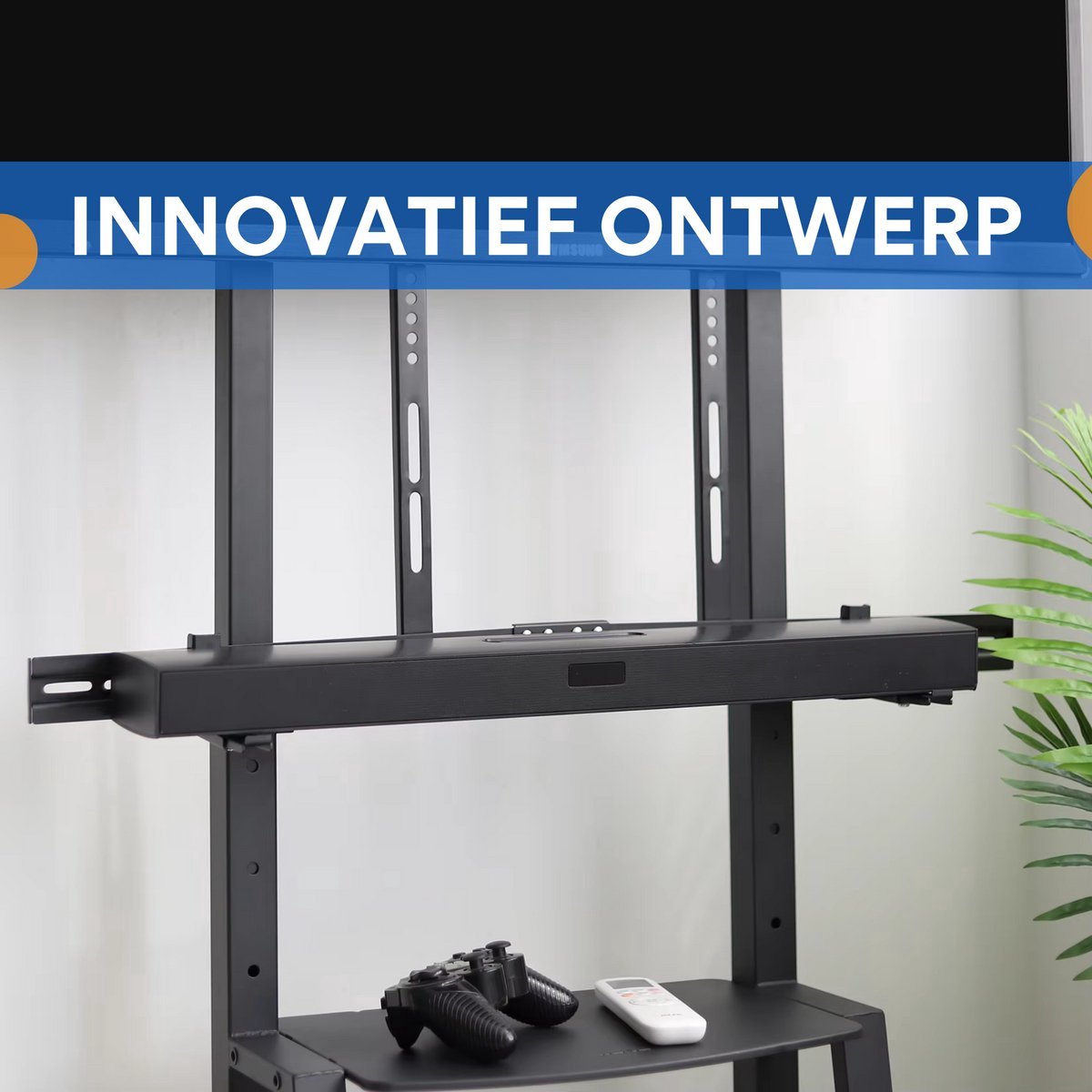 Universele soundbar beugel Vaylen - Tot 6kg - Ophangbeugel - Universeel - Metalen montagebeugel