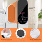 Elliptische Trainer - Voor Senioren & Thuisfitness - Mobiliteitstrainer -Met voetmassage - Ellipsmachine - Onder bureau