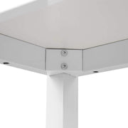 Happyment Bartafel London - Wit - Voor binnen - Keuken - Hout - Metaal - Rechthoekig - 120x40x100cm