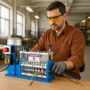 Happyment Kabelstripper PRO - Draadstripper - 370W - Striptang - 1.5-38mm - Kabelpeller - Kabelstripper Machine - Stripmachine - Elektrisch - Koper en meer