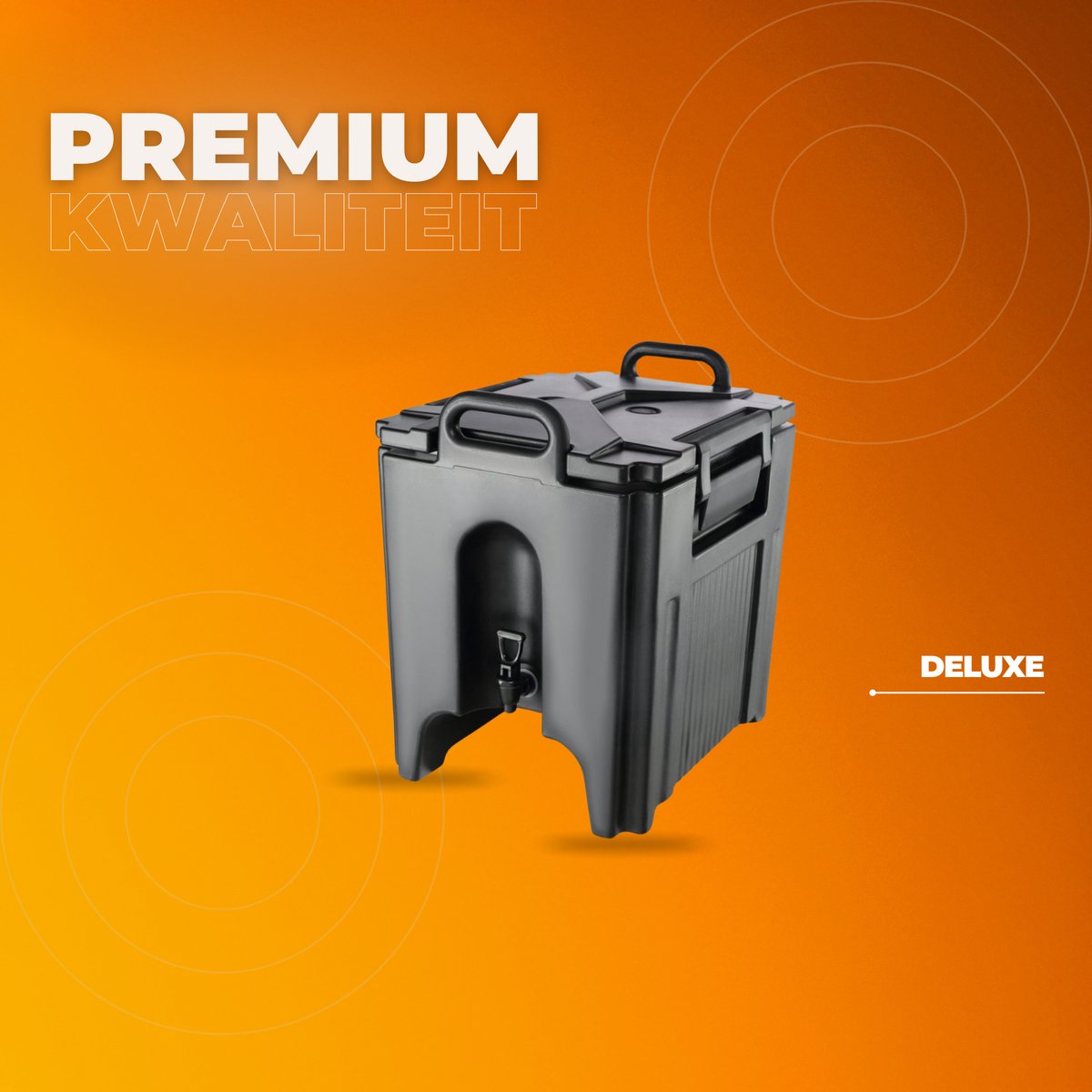 Luxe drankdispenser - 38L - Limonadetap met kraantje - Waterdispenser - Sapdispenser - Watertap - Heet en koud
