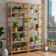 Bamboe Plantenstandaard - 161cm - Plantenrek - Plantentafel - Voor binnen & buitengebruik - Bloempothouder - Metaal