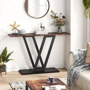 Consoletafel - Wandtafel - Haltafel - Gang of woonkamer - 110cm - Bruin