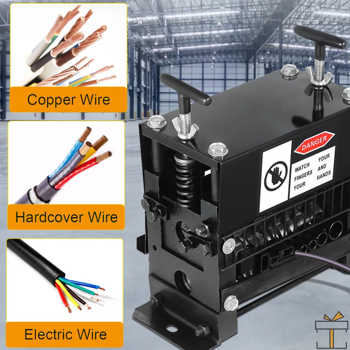 Happyment Kabelstripper Machine - 1-20mm - Kabelpeller - Striptang - Draadstripper - Stripmachine - Handmatig - Koper en meer