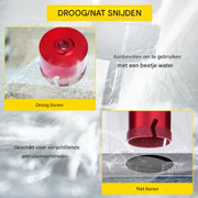 Diamantboorset 8 stuks - Gatenzagen - Tegelboor gatenzaagzet - Dozenboor - Tegelsnijder Accessoire - 20/25/32/35/40/50/60/68mm