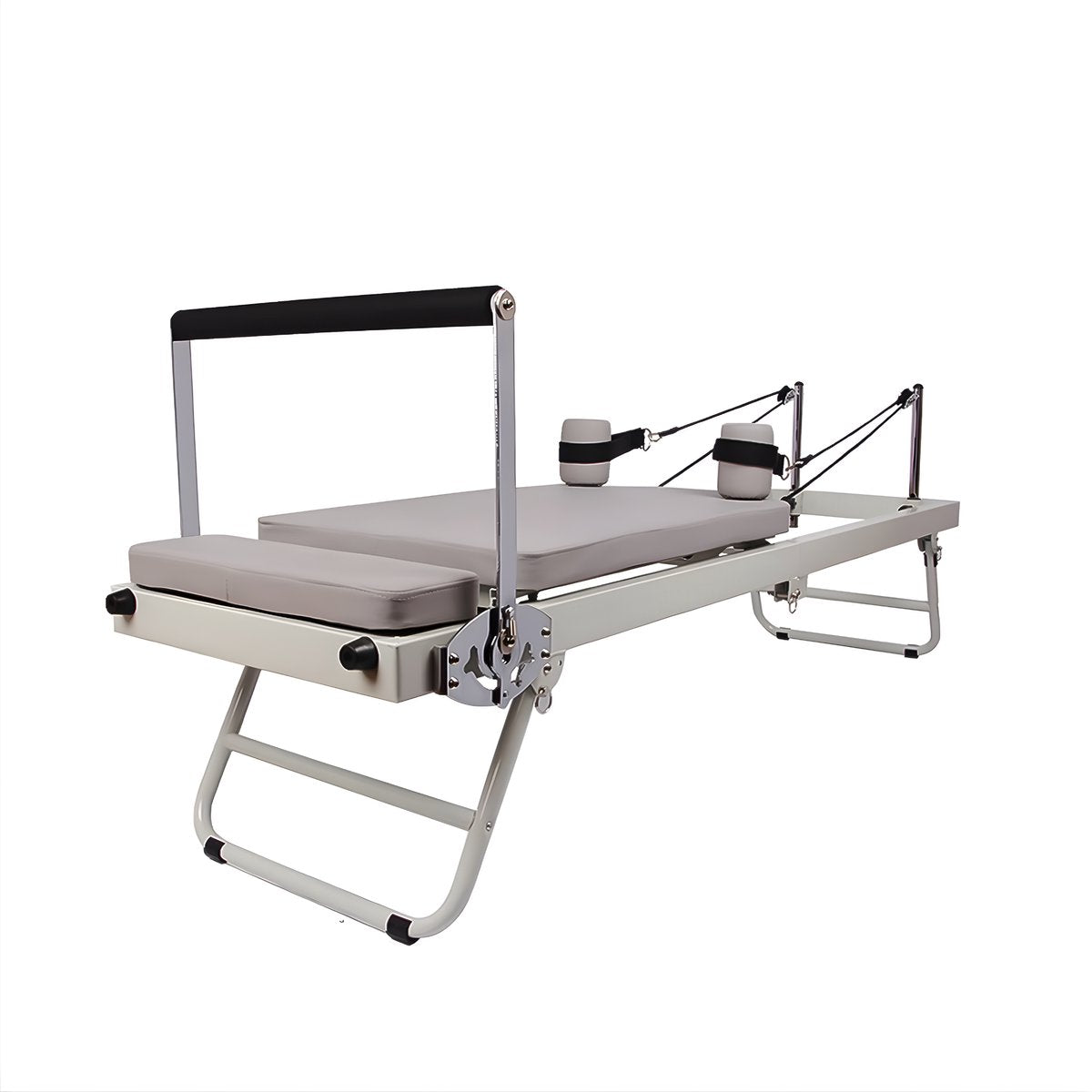 Home Pilates Reformer PRO - Verstelbaar Kern Trainingsbed - Opvouwbare Compacte Trainingsmachine voor Oefeningen Thuis