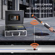 Endoscoop inspectie camera - Met lamp - 40m - Proffesionele Rioolcamera - Inspectiecamera - 6 uur batterij - 1000TVL - Opname functie