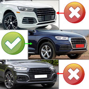 Voorbumper - Voor Audi Q5 2018-2022 - Auto accessoires - Honingraat bumper grille randen - Links + Rechts