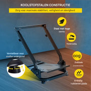 Racing Simulator Deluxe - Playseat- Racestoel - Next level racing - Race wheel Stuur - Voor Thrustmaster T150 - Stuurstandaard - PS4 Compatibel