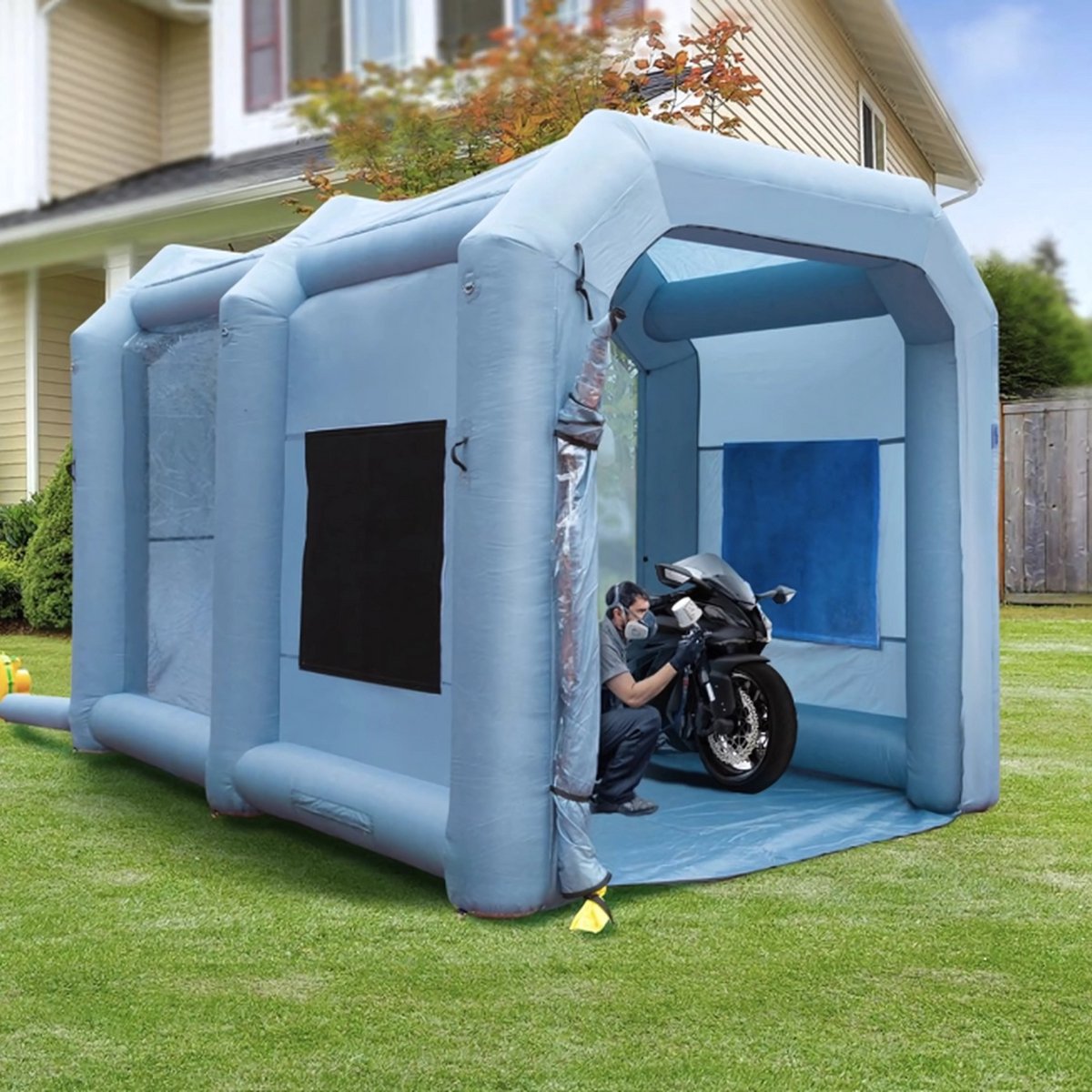Draagbare Verfspuit tent – Airbrush - Spray booth - Opvouwbare Spuitcabine voor Buitenprojecten