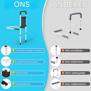 Bedbeugel Opulence in hoogte verstelbaar - Stahulp - Bedsteun - Opstahulp - Mobiliteit - Voor senioren