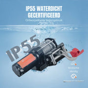Elektrische Lier PRO - Takel - Hijskraan - Draadloze afstandsbediening - 1360KG Power Winch - 12V DC Offroad motor