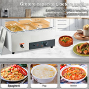 Elektrische Buffet Opwarmer - Stoomtafel - Restaurant of Thuis - 1500W