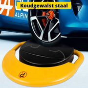 Happyment Parkeerbeugel Met Afstandsbediening - Parkeerpaal - Alarmsysteem - Automatisch Parkeerslot