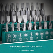 Gereedschapset - 198-delige - Gereedschapskoffer gevuld - Gereedschapstas - Gereedschapskist - Voor Thuis en autoreparatie - Handgereedschapset met rateldop en schroevendraaierset - Groen