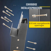 Herten Beugels - 8x 4x4 - Stalen Boomhut Montagebeugels
