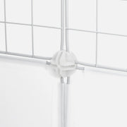 Knaagdierenren - Hoog - Wit - Verstelbaar - Voor Kleine Dieren - 142x53x71cm
