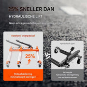 Draagbare Bandenwagen - Voor auto's, SUV's en meer = Dolly 680 kg - Bandenhouder 355 mm Breed