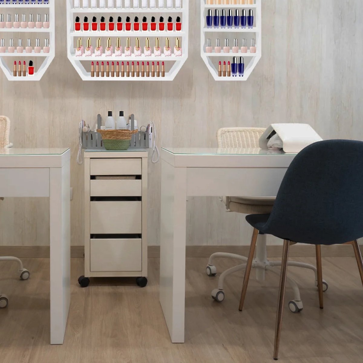 Nagellak rek - Nagellak organizer - Wandrek - Zwart