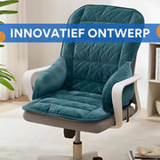 Bureaustoel kussen - Rugkussen - Ergonomisch - Universeel - Donkergroen