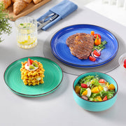 Zafiro Serviesset - 24 delig - 8 persoons - Rainbow - Dinerborden - Bordenset - Diepe borden - Ontbijtborden - Servies - Keukenservies
