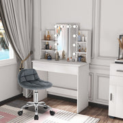 Draaikruk modern - Met rugleuning Op wielen - Kapperskruk - Roze - Zadelkruk - Tabouret Werkkruk - Ergonomisch -