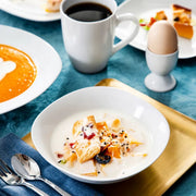 Celestial Serviesset – Dinerborden – 4 persoons – Wit Keramisch – Breakfast Plates – Hoogwaardige kwaliteit