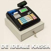 Kassa - 48 toetsen elektronisch kassa - Kassasysteem horeca - Met contant geldlade voor winkel - Zwart/Wit
